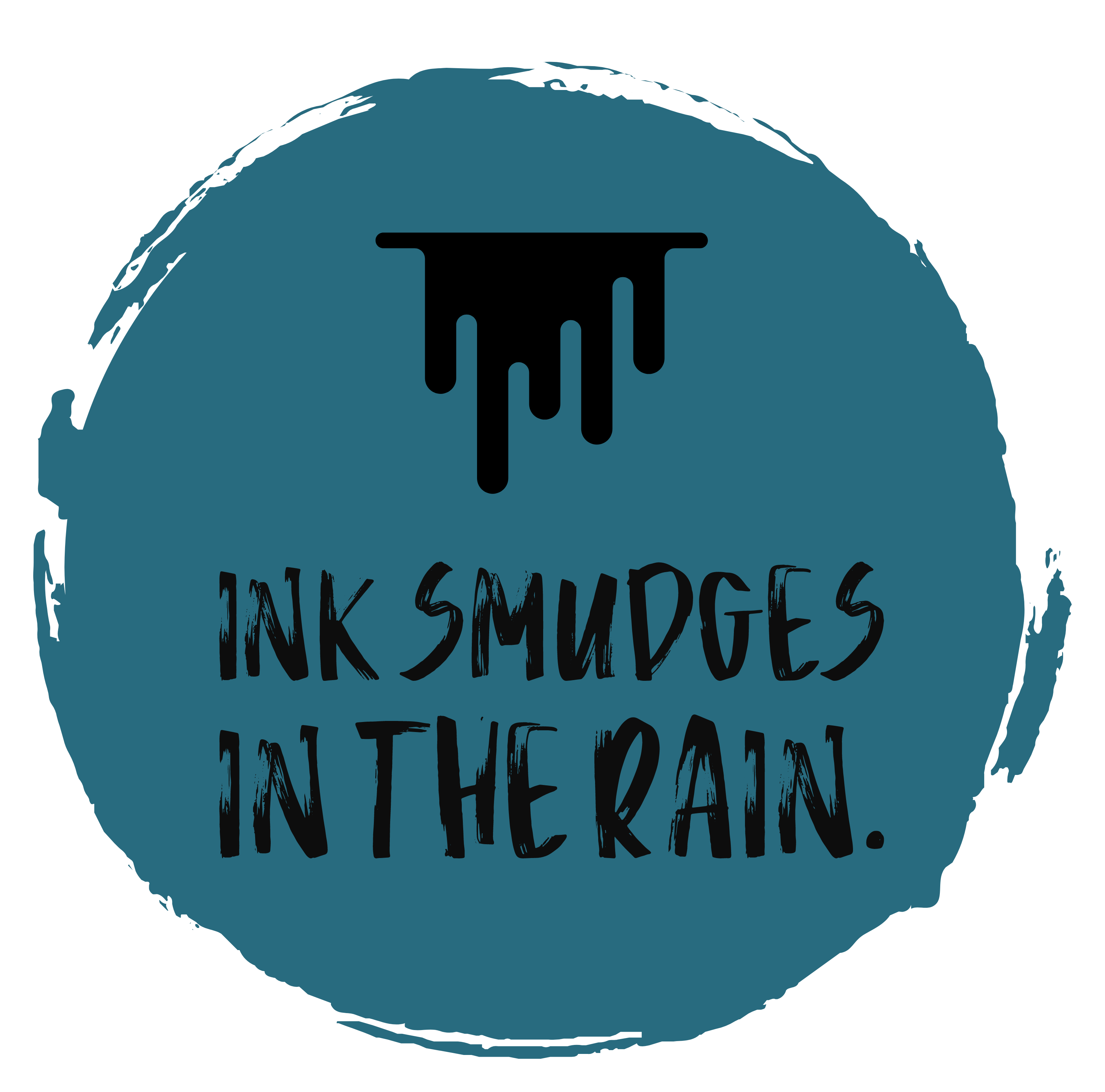 Ink smudges in the rain.